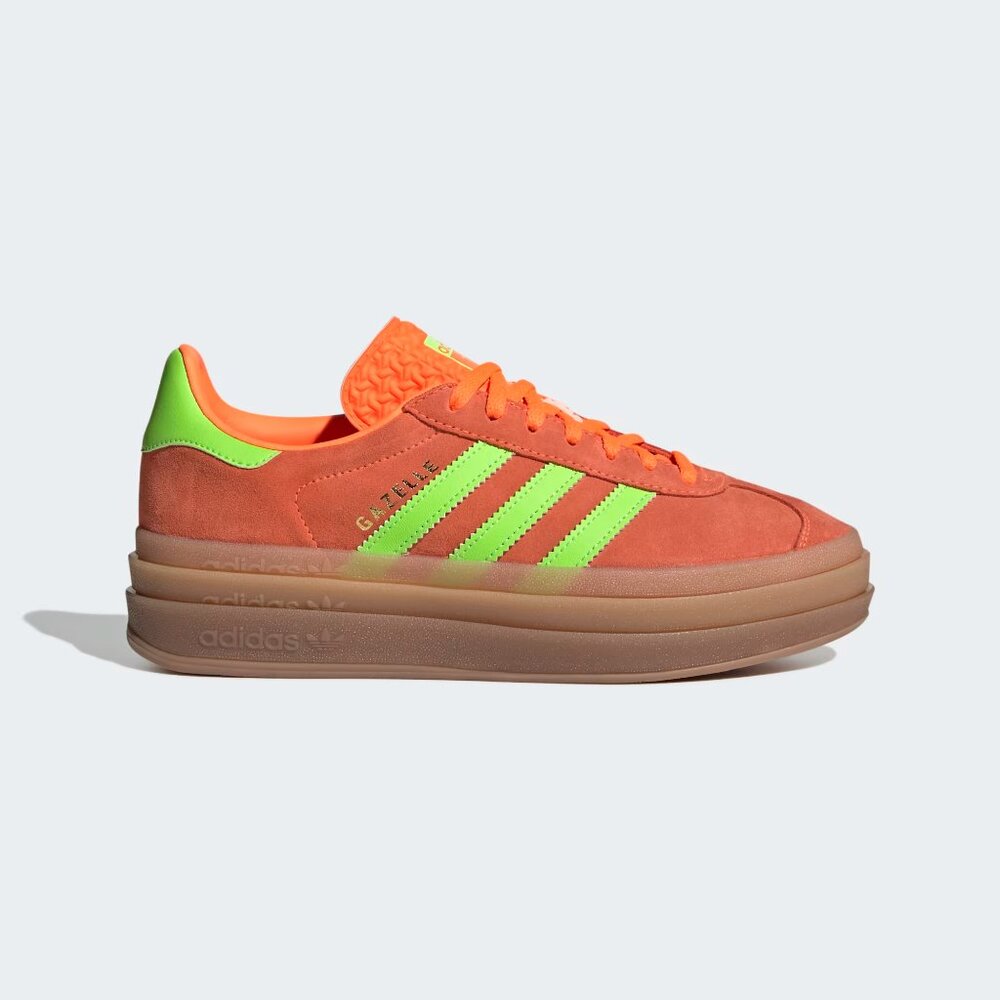 [NEW] Women's adidas Gazelle Bold Shoe‎ 'Solar Orange' H06126
